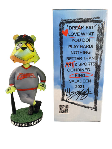 2021 King Saladeen OG JP Slugger Money Bear Bobblehead